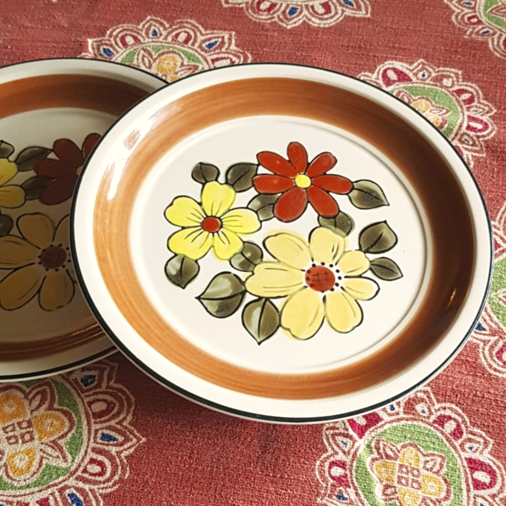 Set of 2 dinner plates Daisy Vale